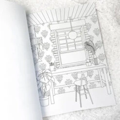 Cozy Interior Adult Coloring Book -Eds Plant Shop cozy interior adult coloring book 899528