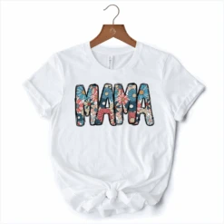 Daisy Floral Mama T-Shirt, Colorful Retro White Tee For Stylish And Cheerful Women -Eds Plant Shop daisy floral mama t shirt colorful retro white tee for stylish and cheerful women 323724