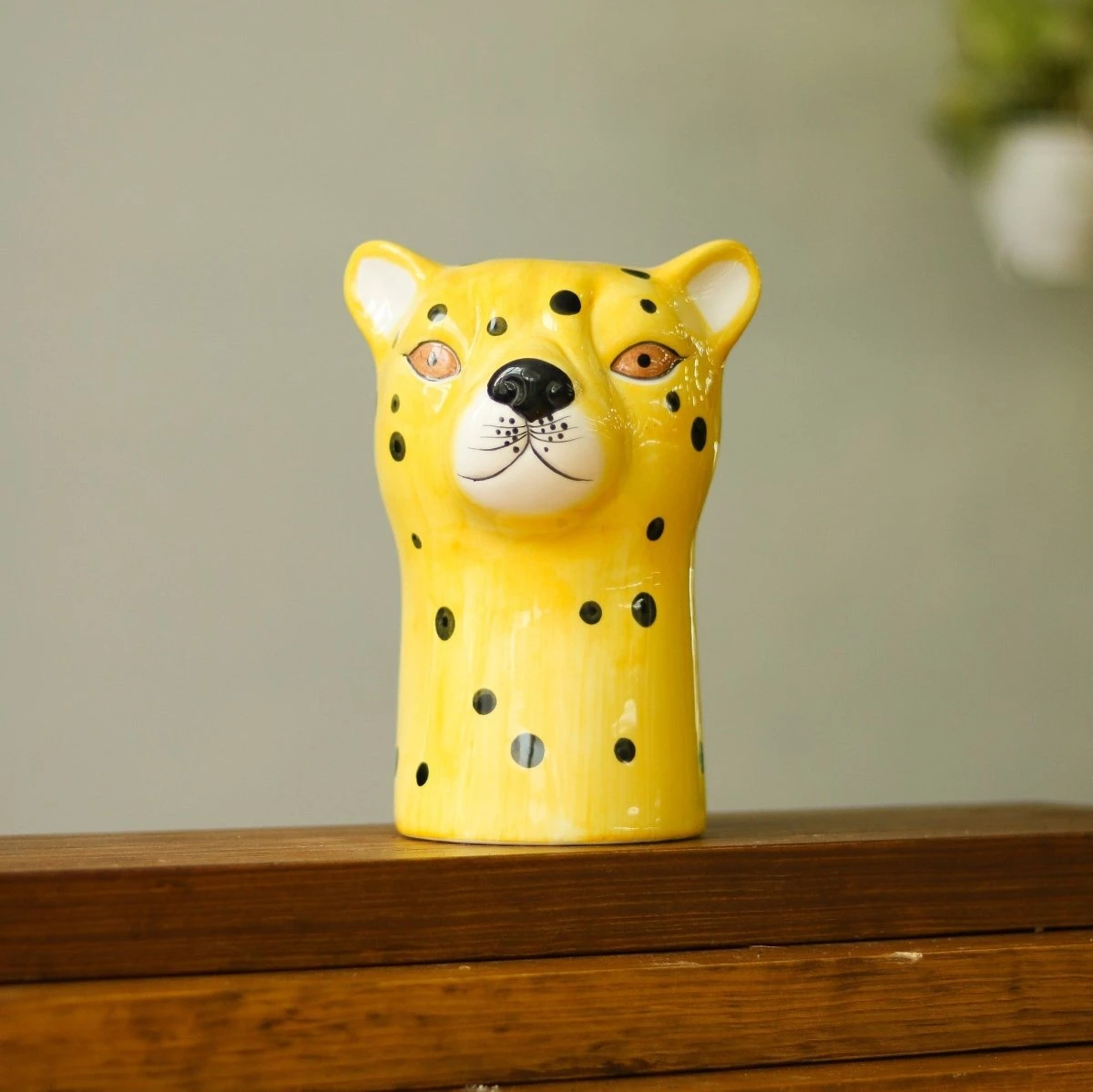 Decorative Ceramic Leopard Vase 7 Decorative Ceramic Leopard Vase - Image 5