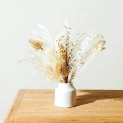 Dried Flower Bundle- The Cloud Bouquet -Eds Plant Shop dried flower bundle the cloud bouquet 187423