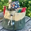 Garden Bucket Bag - Heavy Waxed Canvas -Eds Plant Shop garden bucket bag heavy waxed canvas 624619