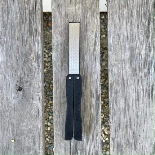 Garden Tool Sharpener - Diamond + Carbon Steel Hone Paddle 6 Garden Tool Sharpener - Diamond + Carbon Steel Hone Paddle - Image 4