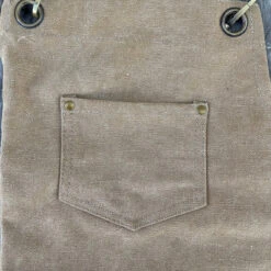 Gardening Apron - Waxed Canvas Apron With Pockets -Eds Plant Shop gardening apron waxed canvas apron with pockets 773144