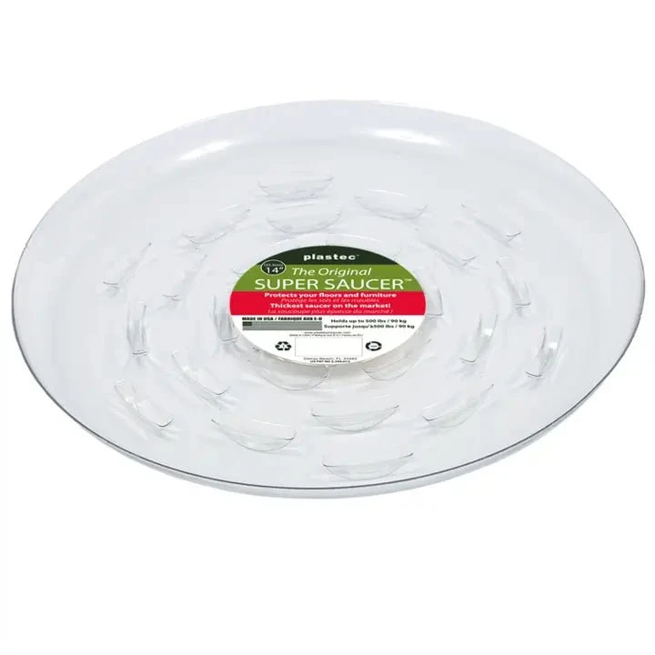 Heavy-Duty Ventilated PET Plant Saucer – 50% Recycled, Recyclable | 6″–24″ 9 Heavy-Duty Ventilated PET Plant Saucer – 50% Recycled, Recyclable | 6″–24″ - Image 7