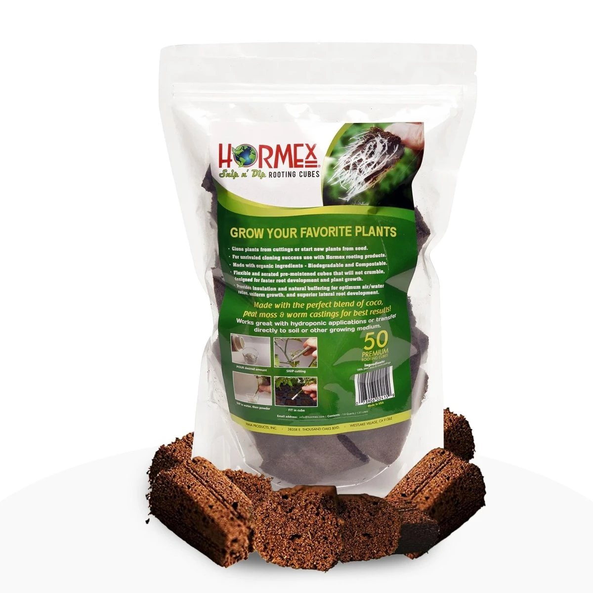 Hormex Rooting Cubes – Organic Peat & Coco Plugs For Cuttings & Seedlings 3 Hormex Rooting Cubes – Organic Peat & Coco Plugs For Cuttings & Seedlings