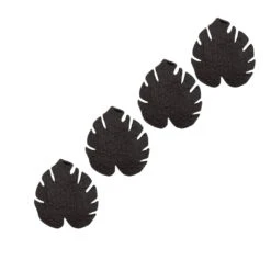 Kostr™ Double‑Sided Leaf‑Shaped Plant Coasters | Eco‑Friendly Home Decor -Eds Plant Shop kostr double sided leaf shaped plant pot coaster cork pineapple leather 340577