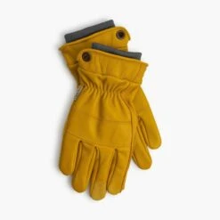 Barebones Kunar Glove: Premium All-Purpose Work Glove: Natural/Yellow -Eds Plant Shop kunar glove premium all purpose work glove naturalyellow 805803