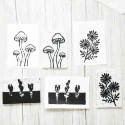 Linocut Printmaking Kit – Complete DIY Carving & Printing Set