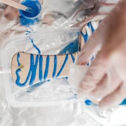 Marbled Resin Wood Board -Eds Plant Shop marbled resin wood board 963941