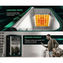 Mars Hydro FC-E3000 300W Bridgelux LED Grow Light | Smart Grow System -Eds Plant Shop mars hydro fc e3000 300w bridgelux led grow light smart grow system 877595