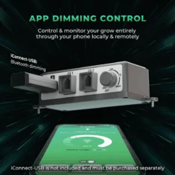 Mars Hydro FC-E3000 300W Bridgelux LED Grow Light | Smart Grow System -Eds Plant Shop mars hydro fc e3000 300w bridgelux led grow light smart grow system 974963