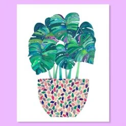Monstera Pot Print 5 Monstera Pot Print -Eds Plant Shop monstera pot print 995524