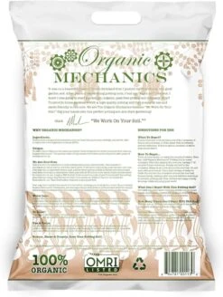 Organic Mechanics Premium Blend Potting Soil - Peat-Free (8 Dry Quarts) -Eds Plant Shop organic mechanics premium blend potting soil peat free 8 dry quarts 144063