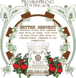 Organic Mechanics Premium Blend Potting Soil - Peat-Free (8 Dry Quarts) -Eds Plant Shop organic mechanics premium blend potting soil peat free 8 dry quarts 185960