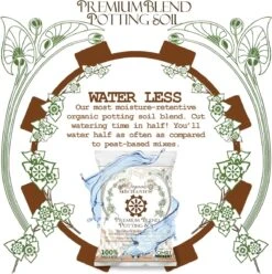 Organic Mechanics Premium Blend Potting Soil - Peat-Free (8 Dry Quarts) -Eds Plant Shop organic mechanics premium blend potting soil peat free 8 dry quarts 407489