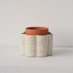 Paula Self-Watering Planter Pot – Speckled White 14 Paula Self-Watering Planter Pot – Speckled White -Eds Plant Shop paula self watering planter pot speckled white 5386532