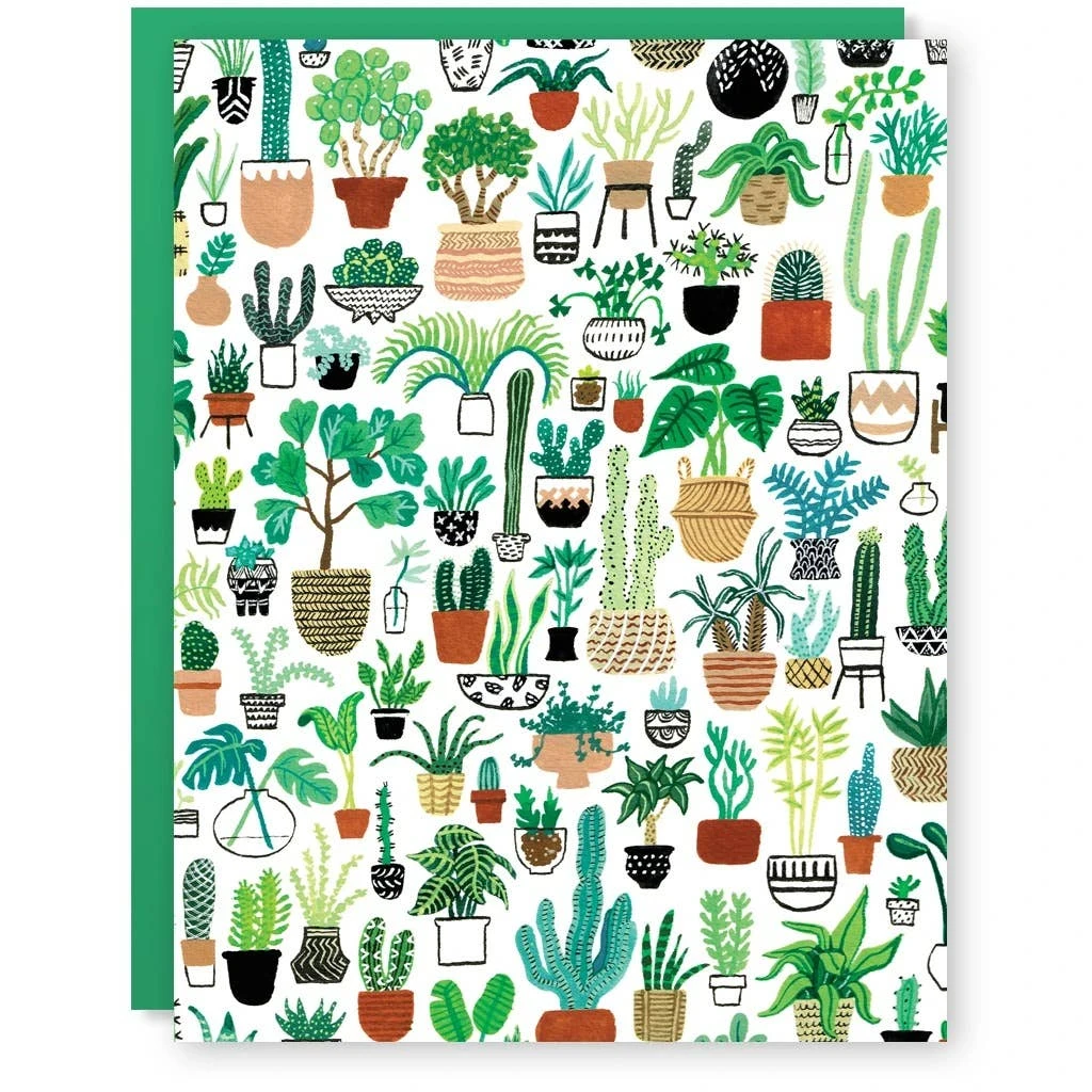 Plant Party Birthday Card 3 Plant Party Birthday Card