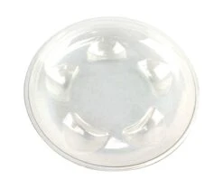 Plastec 4″ Eco-Friendly Mini Saucer – 50% Recycled PET, Made In USA