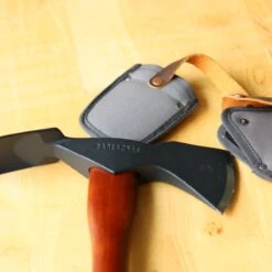 Barebones Pulaski Axe With Canvas Sheath -Eds Plant Shop pulaski axe with canvas sheath 713106