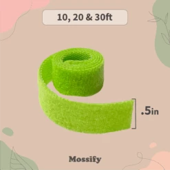 Reusable Plant Tape By Mossify – Soft Velcro Plant Tie For Indoor & Outdoor Use (20ft, 30ft) -Eds Plant Shop reusable plant tape by mossify soft velcro plant tie for indoor outdoor use 20 ft 2792237