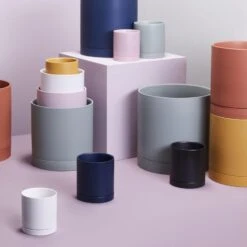 Romey Planter Pot With Water Saucer 4.75 Inch