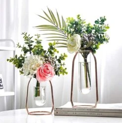 Rose Gold Propagation Station & Vase -Eds Plant Shop rose gold propagation station vase 873306