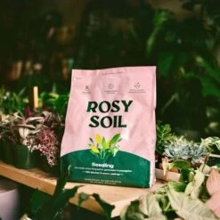 Rosy Soil Organic Seedling & Propagation Mix 8qt. -Eds Plant Shop rosy soil organic seedling propagation mix 8qt 657447
