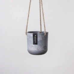 Signature Stone Hanging Planter Pot 4.75 Inch -Eds Plant Shop signature stone hanging planter pot 475 inch 402694