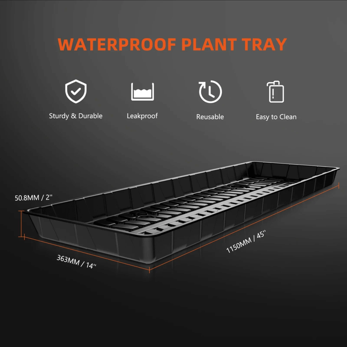 Spider Farmer 3 Tier Metal Plant Stand With Trays 6 Spider Farmer 3 Tier Metal Plant Stand With Trays - Image 4