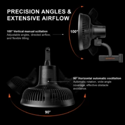 Spider Farmer 6" Clip-On Fan For Indoor Plants 14 Spider Farmer 6" Clip-On Fan For Indoor Plants -Eds Plant Shop spider farmer 6 clip on fan for indoor plants 375607