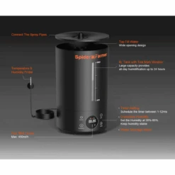 Spider Farmer Cool Mist Humidifier 6L | Compact Humidity Solution For Grow Tents -Eds Plant Shop spider farmer cool mist humidifier 6l compact humidity solution for grow tents 813292