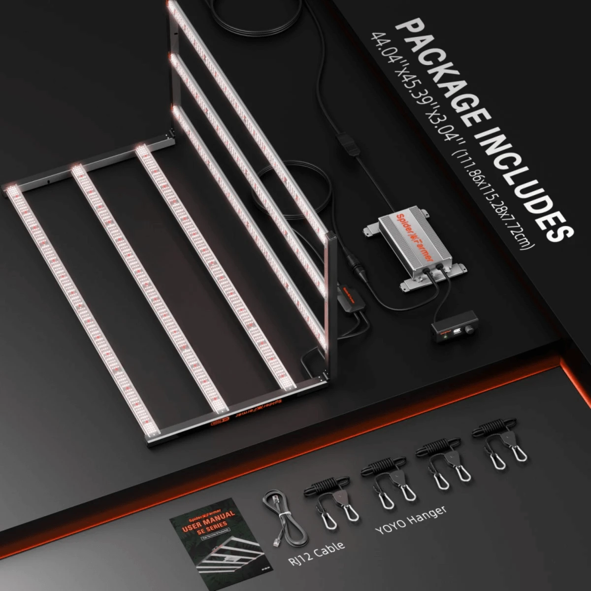 Spider Farmer SE7000 730W Dimmable Full Spectrum LED Grow Light 10 Spider Farmer SE7000 730W Dimmable Full Spectrum LED Grow Light - Image 8