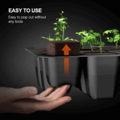 Spider Farmer Seed Starting Trays (4-Pack) | 12-Cell Trays With Domes For Optimal Germination -Eds Plant Shop spider farmer seed starting trays 4 pack 12 cell trays with domes for optimal germination 778441