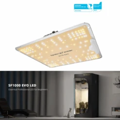 Spider Farmer SF1000 100W Dimmable Full Spectrum LED Grow Light | Advanced Horticulture Lighting -Eds Plant Shop spider farmer sf1000 100w dimmable full spectrum led grow light advanced horticulture lighting 276742
