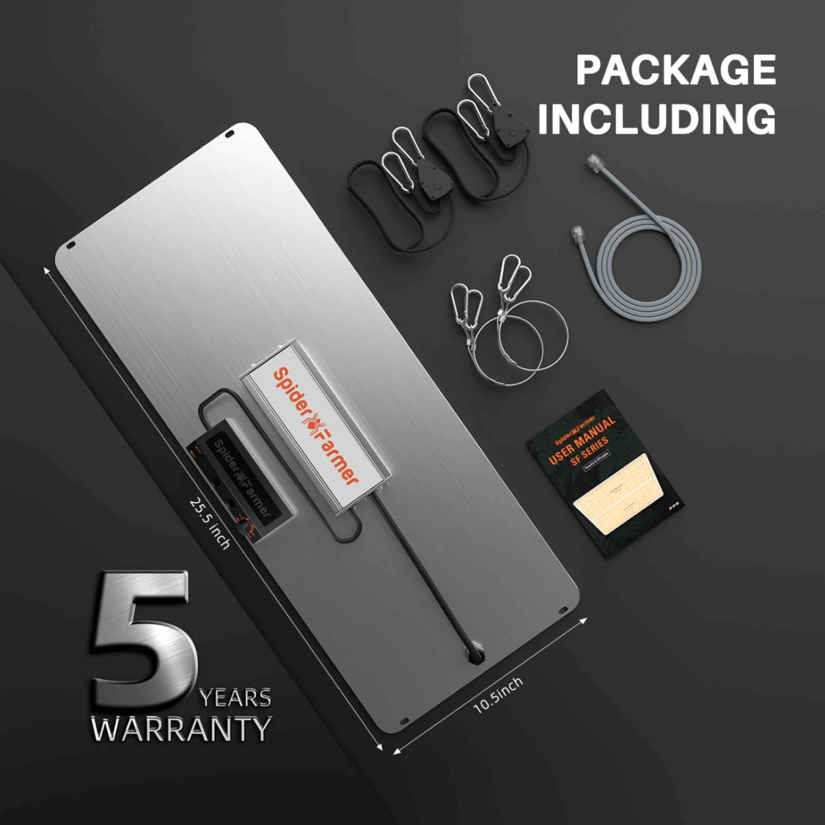 Spider Farmer SF2000 200W Dimmable Full Spectrum LED Grow Light 10 Spider Farmer SF2000 200W Dimmable Full Spectrum LED Grow Light - Image 8