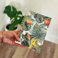 Spiral Lined Notebook - Tropical Plants -Eds Plant Shop spiral lined notebook tropical plants 960899