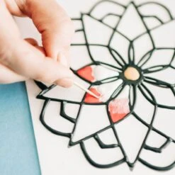 Stained Glass Kit -Eds Plant Shop stained glass kit 616290