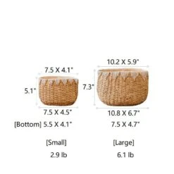 Straw Basket Cement Planter - Various Sizes -Eds Plant Shop straw basket cement planter various sizes 977426