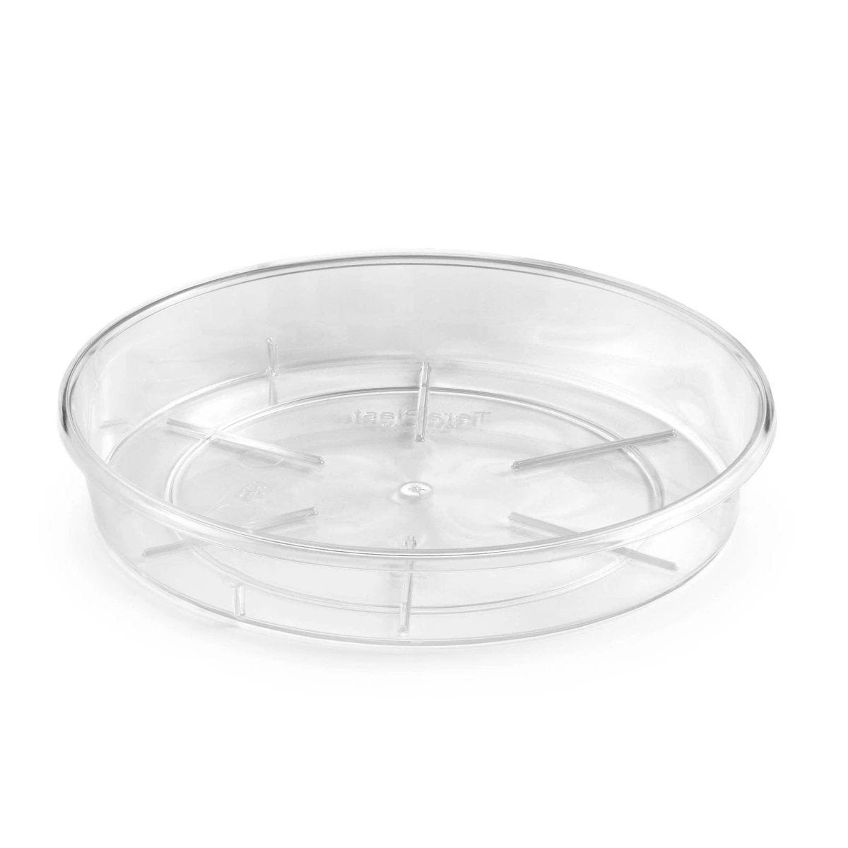 Tera USA- Clear Resin Round Saucer For Pots & Planters 3 Tera USA- Clear Resin Round Saucer For Pots & Planters