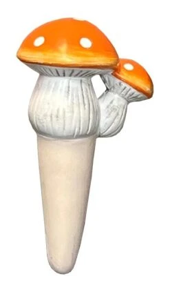 Terra Cotta Mushroom Self-Watering Spikes -Eds Plant Shop terra cotta mushroom self watering spikes 516728