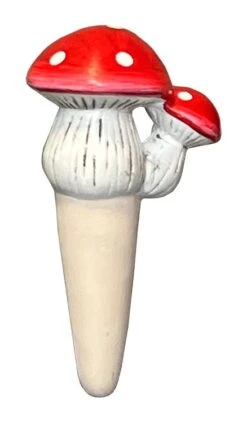 Terra Cotta Mushroom Self-Watering Spikes -Eds Plant Shop terra cotta mushroom self watering spikes 787113