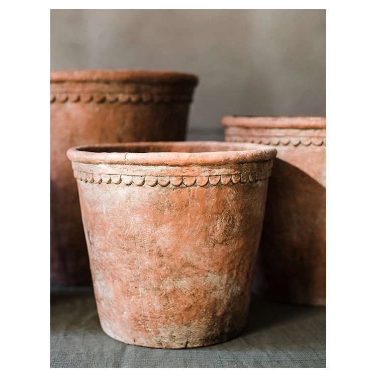 Terracotta & Concrete Planter Pot 8 Terracotta & Concrete Planter Pot - Image 6
