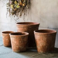 Terracotta & Concrete Planter Pot 18 Terracotta & Concrete Planter Pot -Eds Plant Shop terracotta concrete planter pot 525244