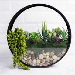 Wall Terrarium Kit | DIY Wall Art With Faux Succulents