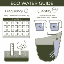 WallyGrow Eco Wall Planter – Teal Vertical Garden Planter For Indoor Walls -Eds Plant Shop wallygrow eco wall planter teal vertical garden planter for indoor walls 631985