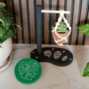 Wood Engraving Kit With Macrame Plant Stand