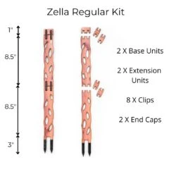 Wooden Extendable Plant Support & Trellis - Zella 15 Wooden Extendable Plant Support & Trellis - Zella -Eds Plant Shop wooden extendable plant support trellis zella 818378