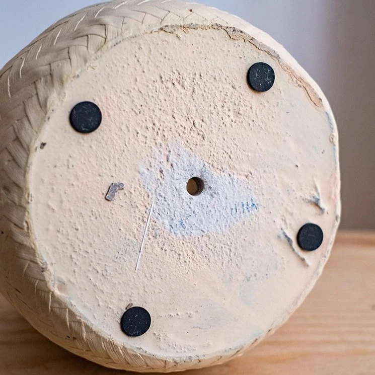 Woven Cement Planter With Rope Accent 14 Woven Cement Planter With Rope Accent - Image 12