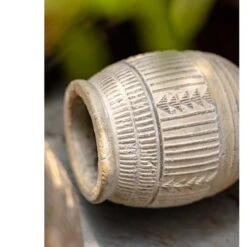 Yukun Tribal Design Stoneware Planter - Various Sizes -Eds Plant Shop yukun tribal design stoneware planter various sizes 986160